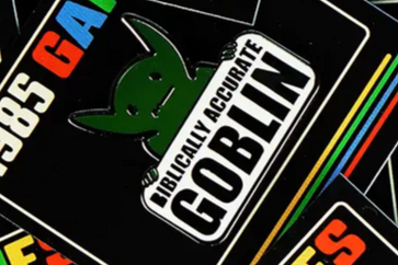 Enamel Pin - Biblically Accurate Goblin