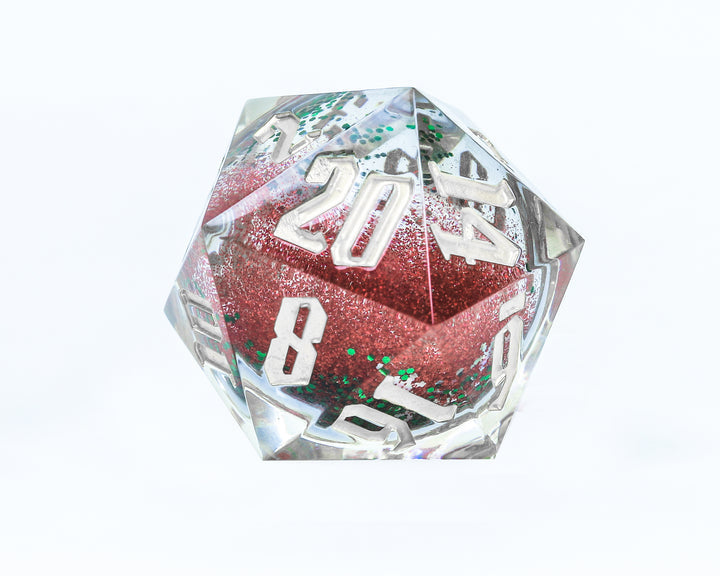 Glitter Snowglobe D20 - 54mm