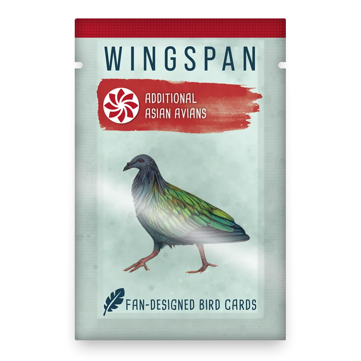 Wingspan Fan-Designed Bird Card Pack: Additional Asian Avians