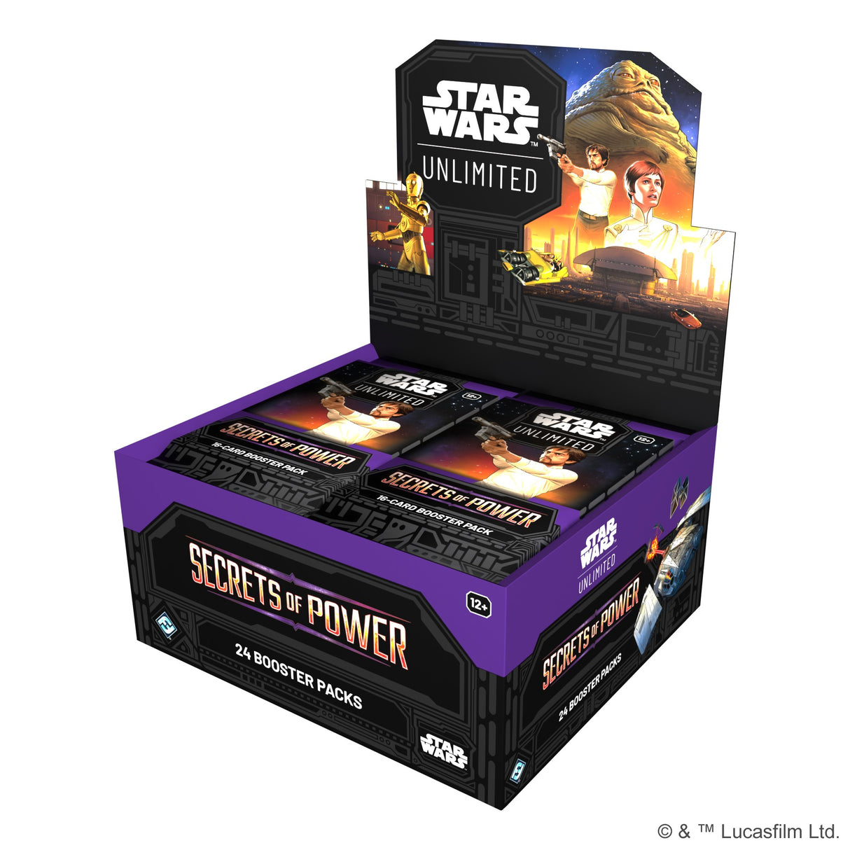 Star Wars Unlimited - Secrets of Power Booster Display Case (6 boxes)