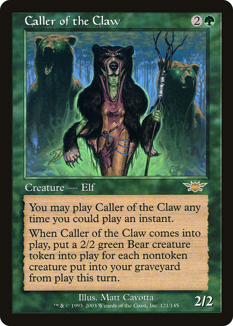 Caller of the Claw [LGN - 121]