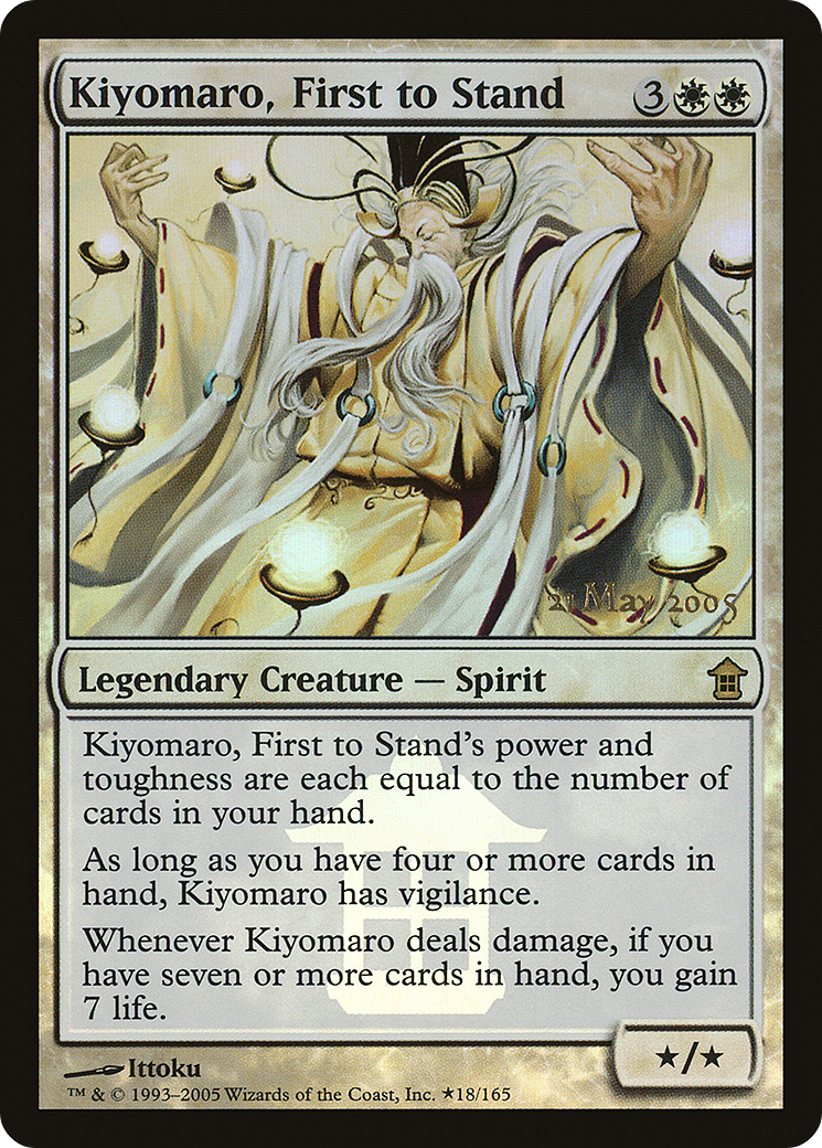 Kiyomaro, First to Stand [PRE - 18]