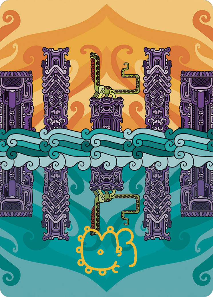 Echoing Deeps // Echoing Deeps (ALCI-064) - The Lost Caverns of Ixalan Art Series (Borderless) Foil