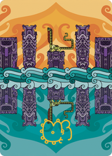 Echoing Deeps // Echoing Deeps (ALCI-064) - The Lost Caverns of Ixalan Art Series (Borderless) Foil