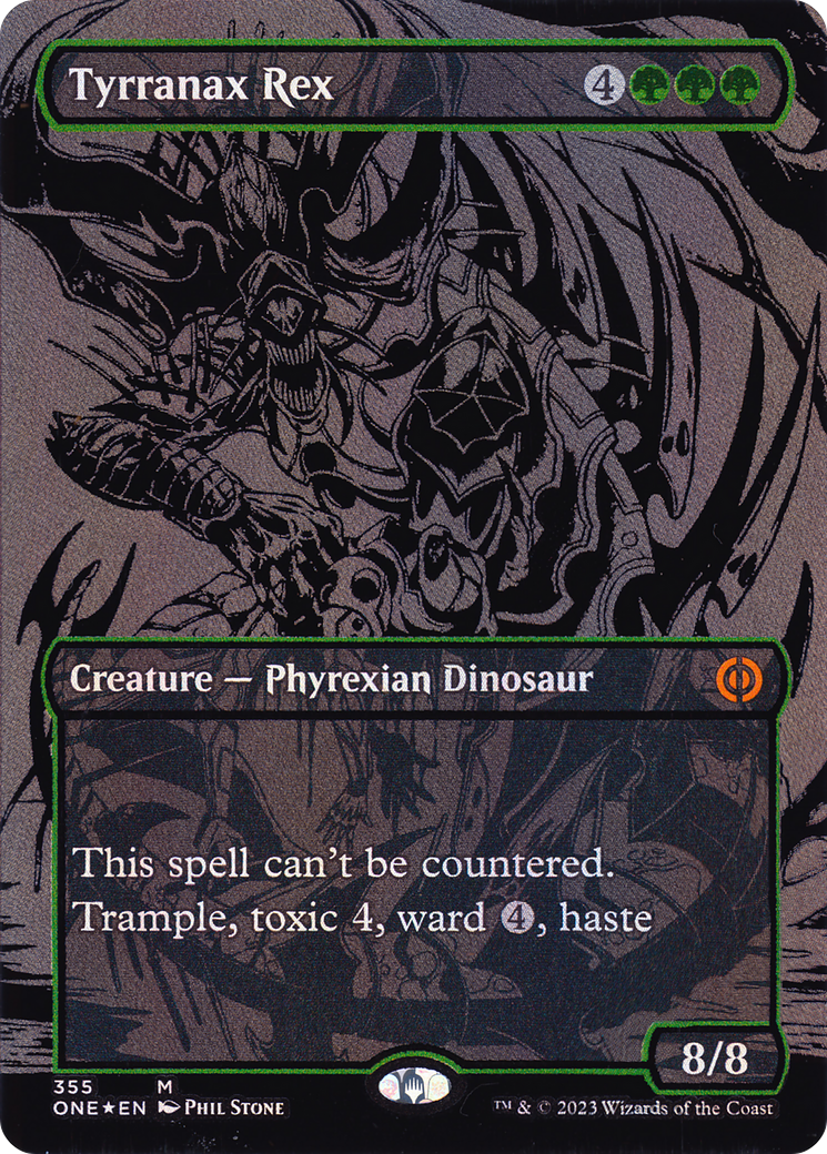 Tyrranax Rex (Oil Slick Raised Foil) [ONE - 355]