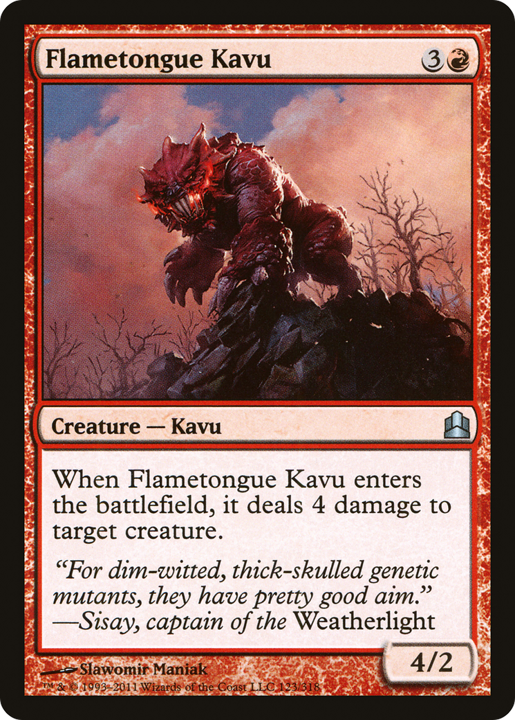 Flametongue Kavu [CMD - 123]
