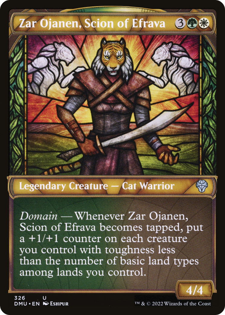 Zar Ojanen, Scion of Efrava (Showcase) [DMU - 326]