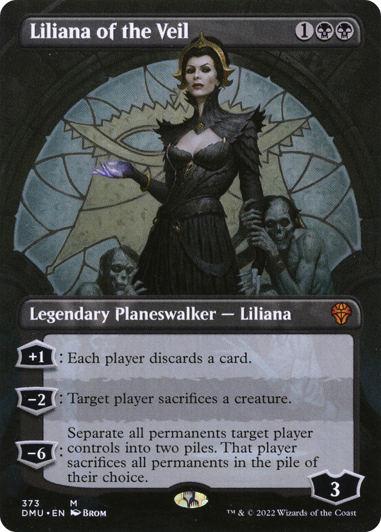 Liliana of the Veil (Borderless) [DMU - 373]