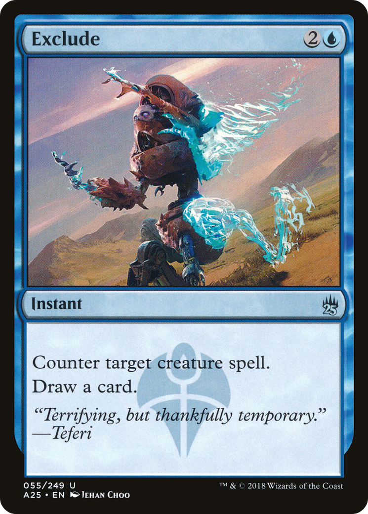 Exclude [A25 - 55]