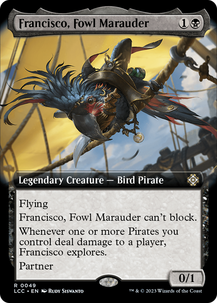 Francisco, Fowl Marauder (Extended Art) [LCC - 49]