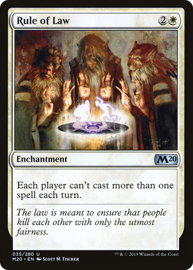 Rule of Law [M20 - 35]
