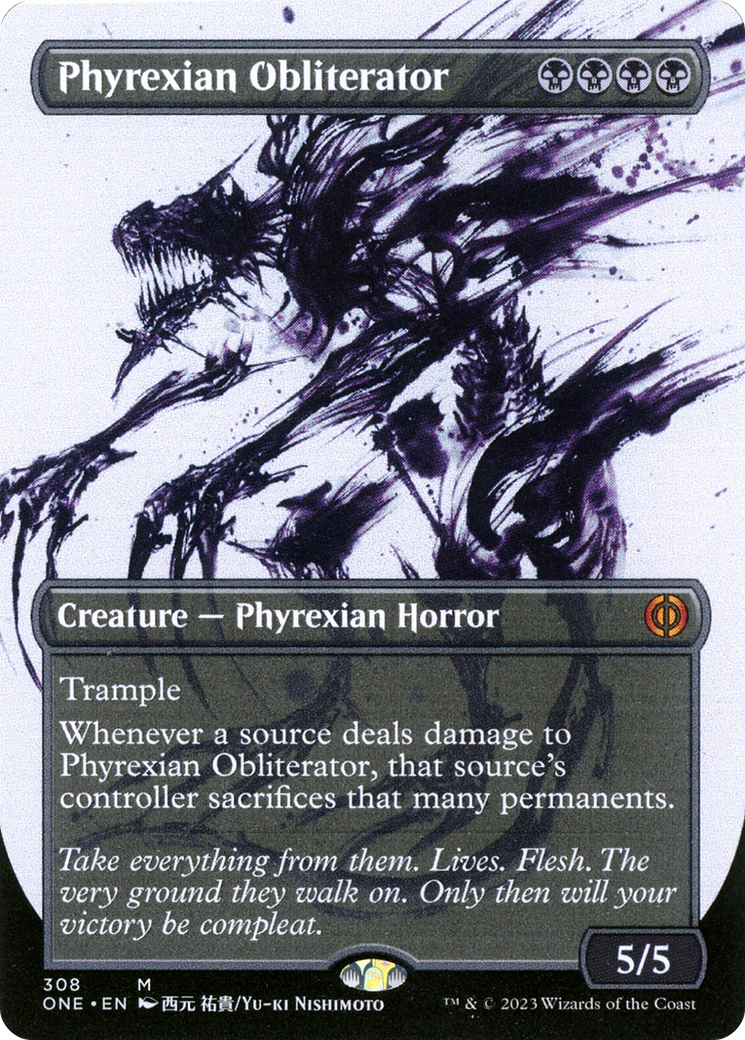 Phyrexian Obliterator (Showcase) [ONE - 308]