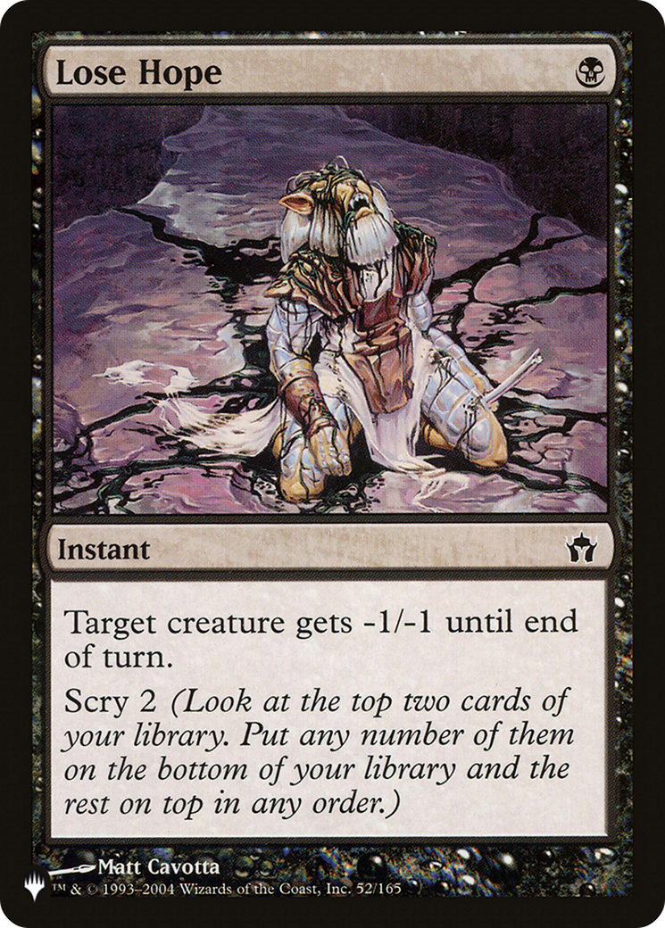 Lose Hope [LIST - 52/165]