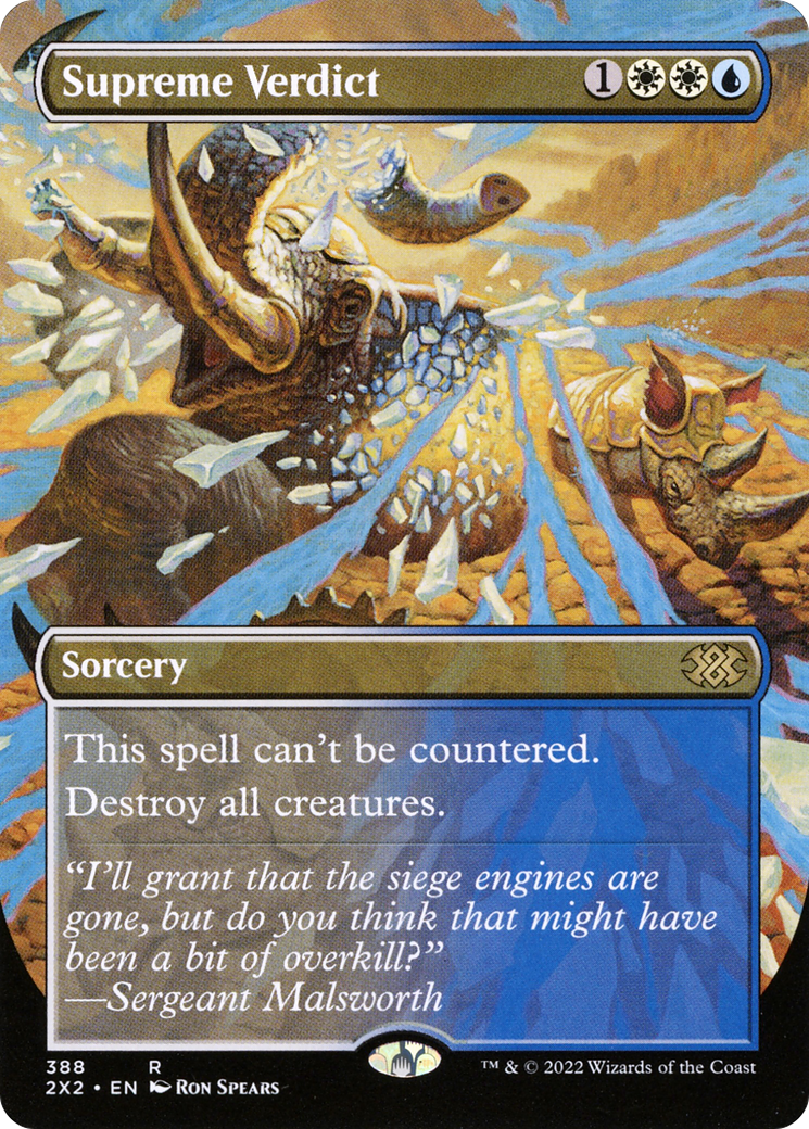 Supreme Verdict (Borderless) [2X2 - 388]