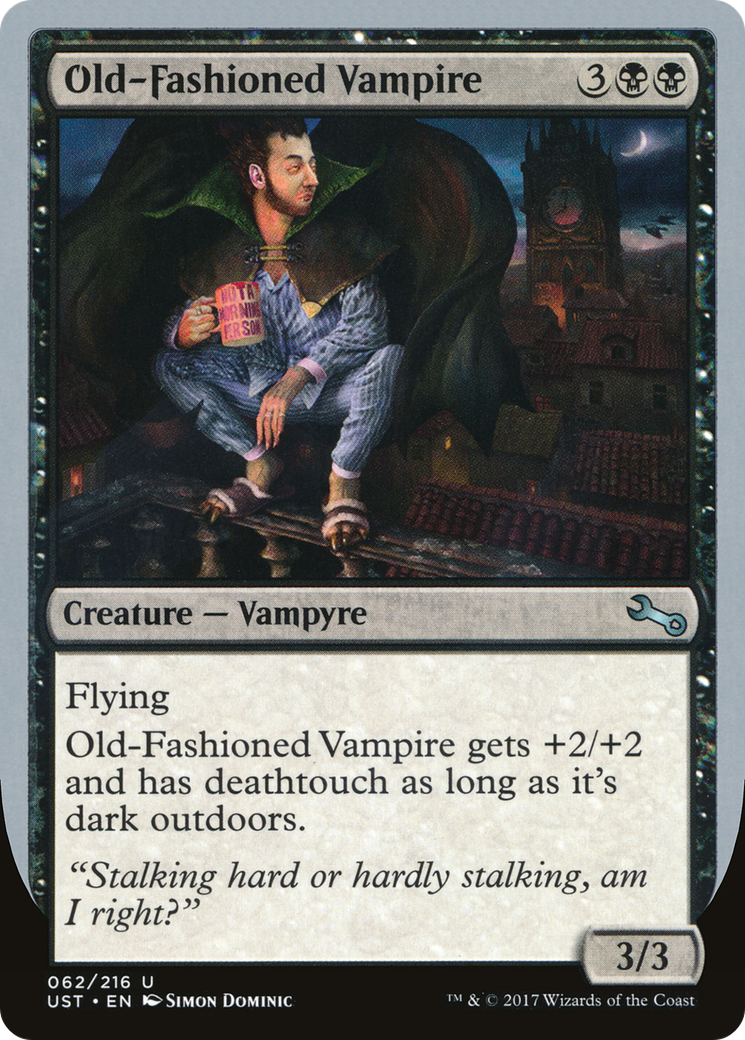 Old-Fashioned Vampire [UST - 62]