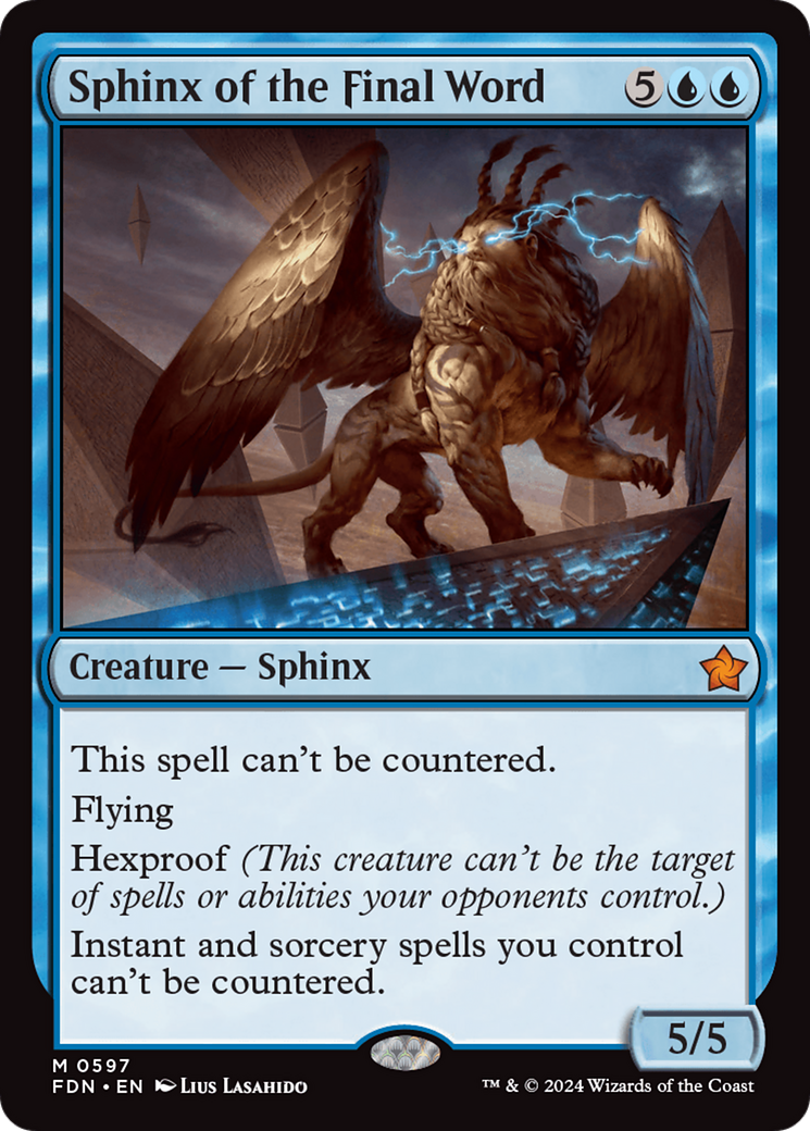 Sphinx of the Final Word [FDN - 597]