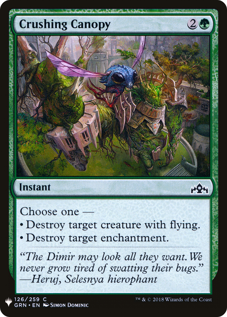 Crushing Canopy [LIST - 126]