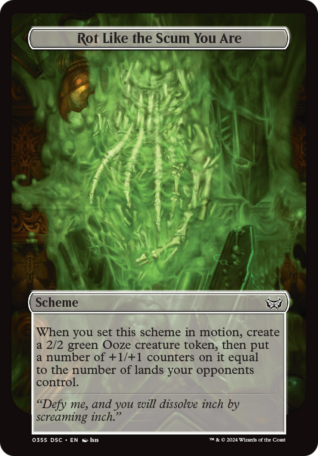 Rot Like the Scum You Are (Full Art) [A:DSC - 355]