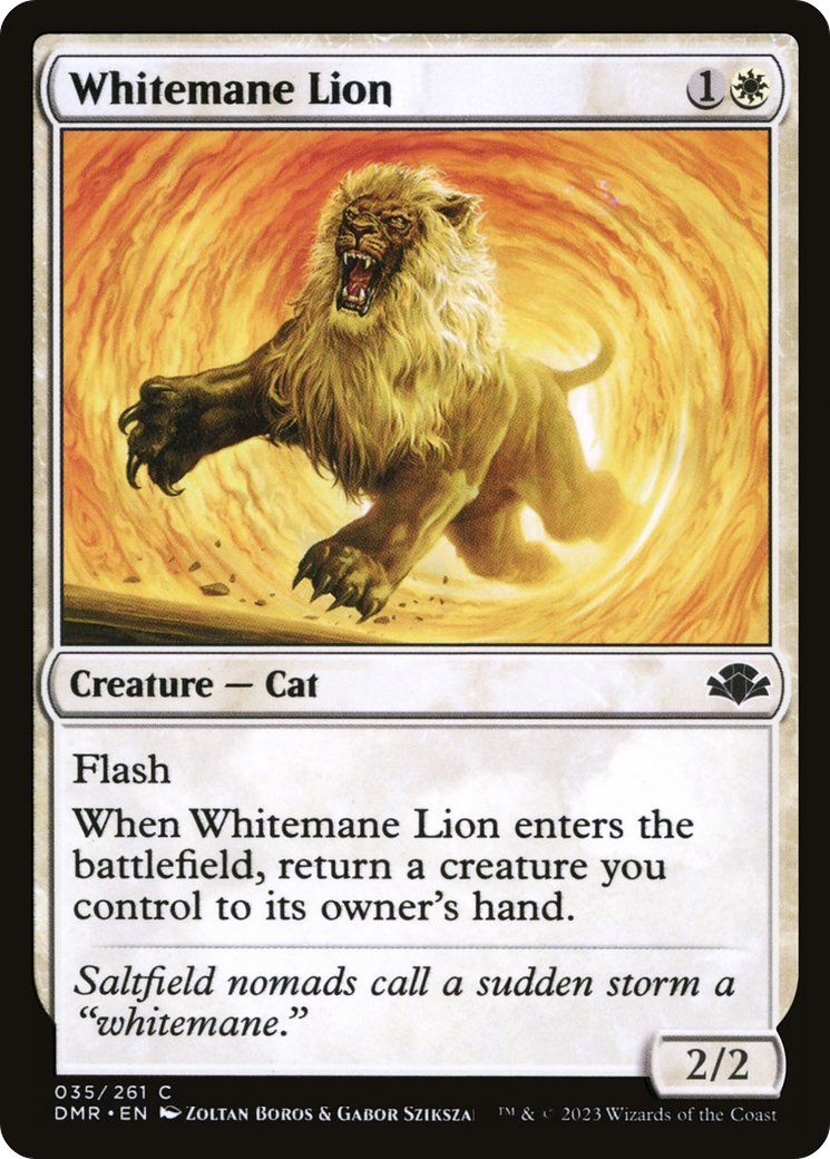 Whitemane Lion [DMR - 35]