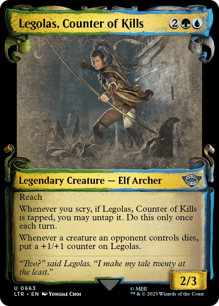 Legolas, Counter of Kills (Showcase Scrolls) [LTR - 663]