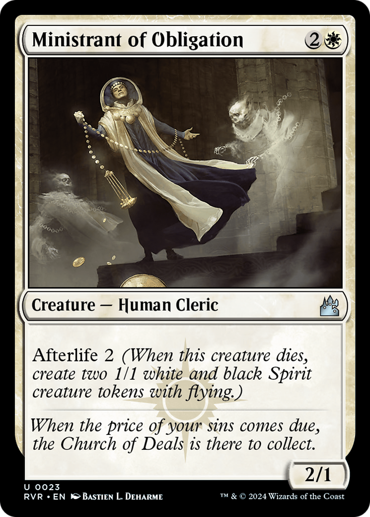 Ministrant of Obligation [RVR - 23]