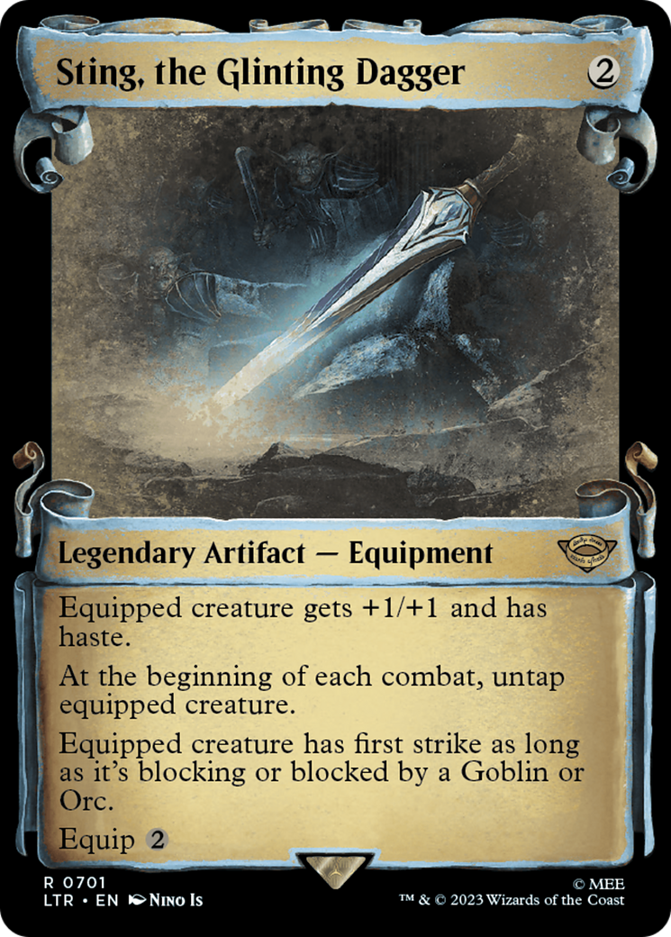 Sting, the Glinting Dagger (Showcase Scrolls) [LTR - 701]