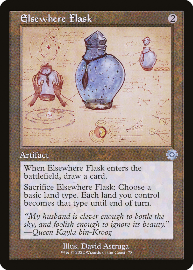 Elsewhere Flask (Schematic) [BRR - 78]