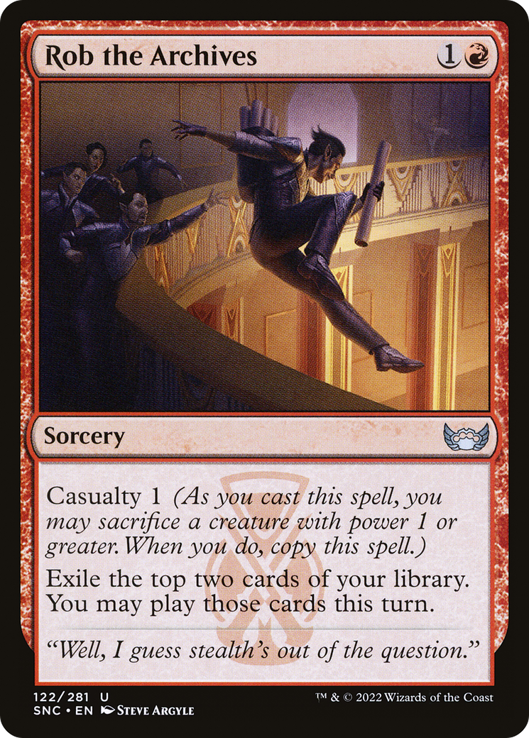 Rob the Archives [SNC - 122]