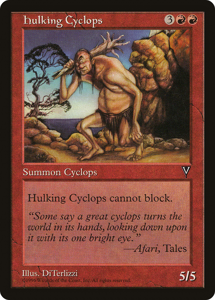 Hulking Cyclops [VIS - N/A]