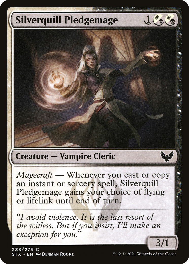 Silverquill Pledgemage [STX - 233]