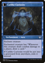 Mischievous Catgeist (VOW-069) - Innistrad: Crimson Vow: (Double Faced Transform) Foil