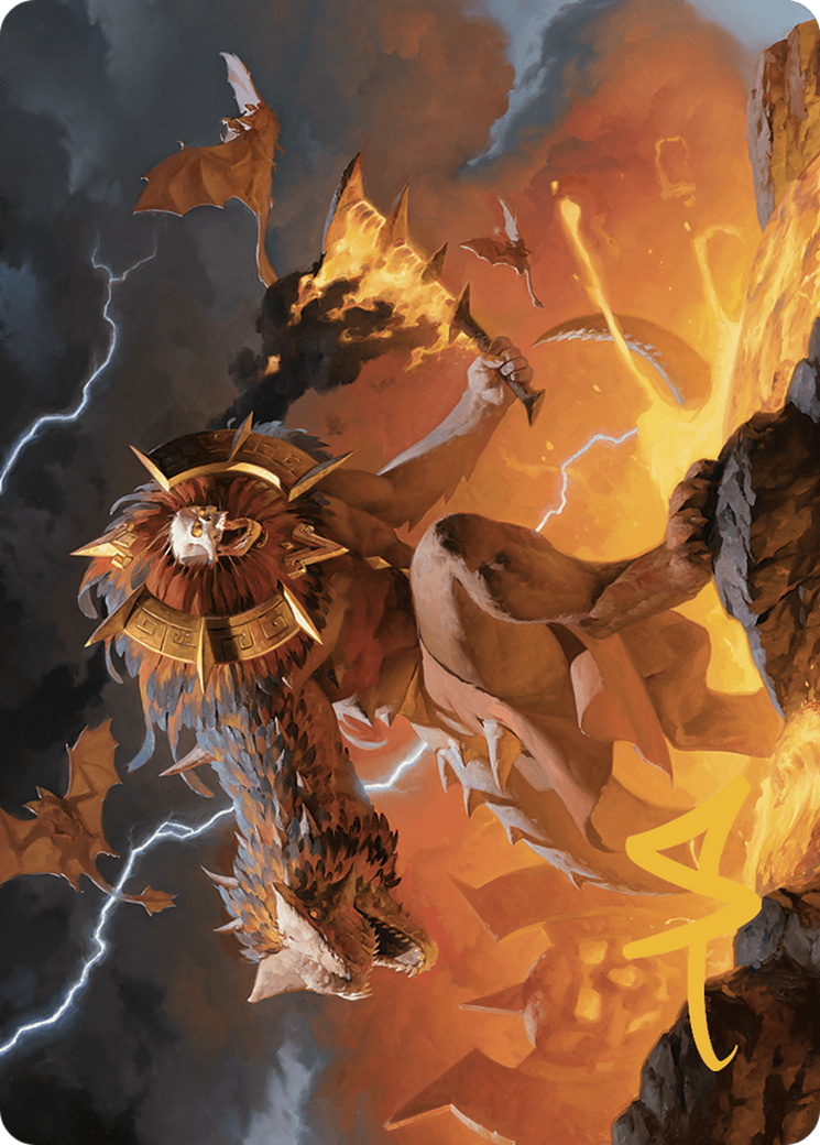 Ojer Axonil, Deepest Might // Ojer Axonil, Deepest Might (ALCI-020) - The Lost Caverns of Ixalan Art Series (Borderless) Foil