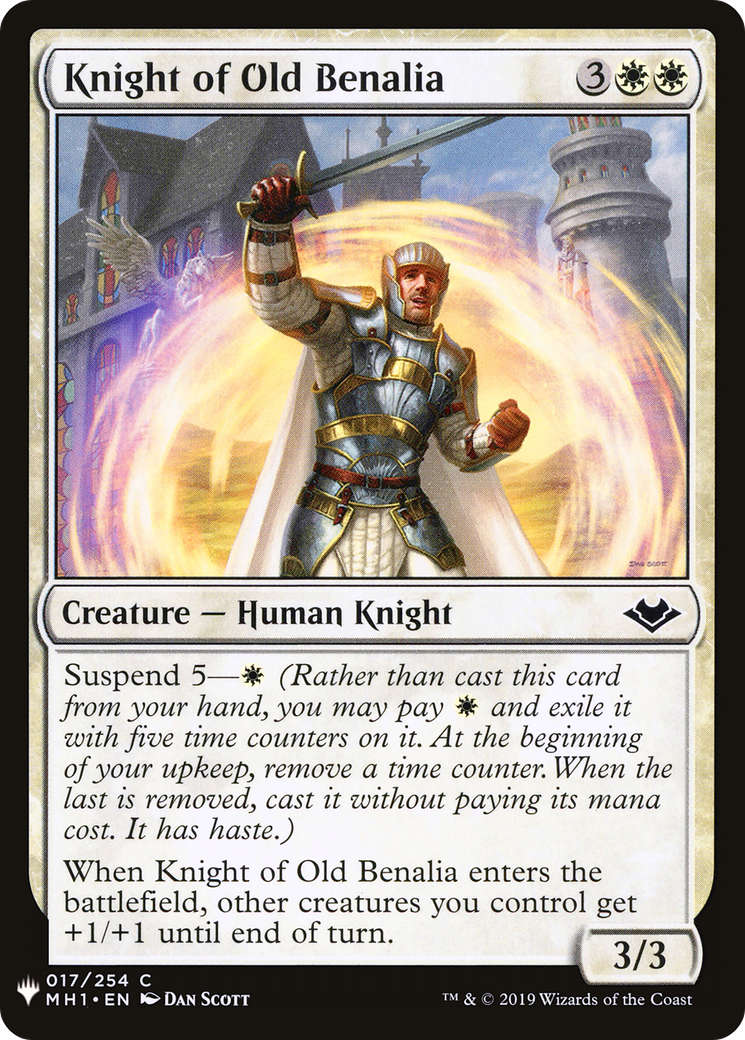 Knight of Old Benalia [LIST - 17]
