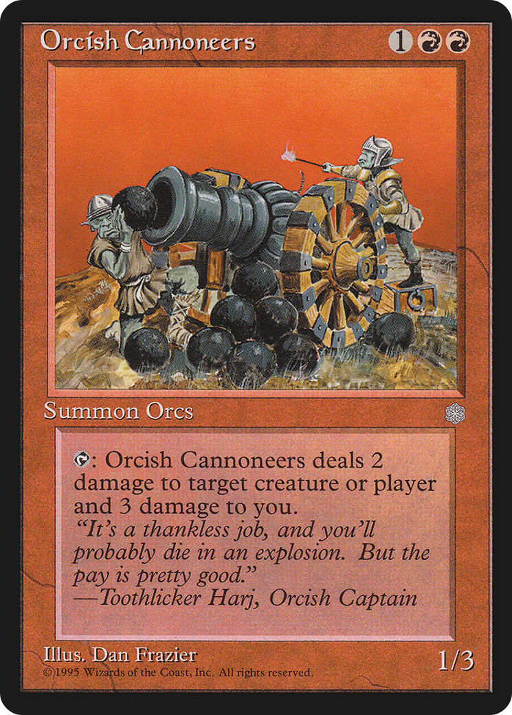 Orcish Cannoneers [ICE - N/A]