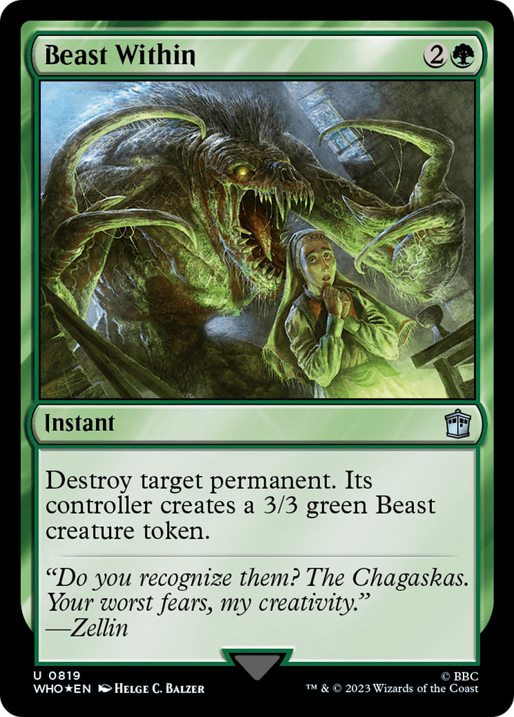 Beast Within (Surge Foil) [Doctor Who]