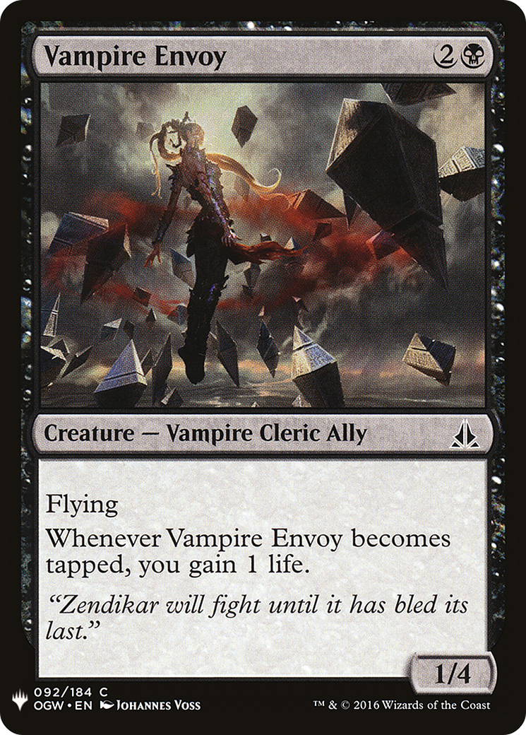 Vampire Envoy [LIST - 92]