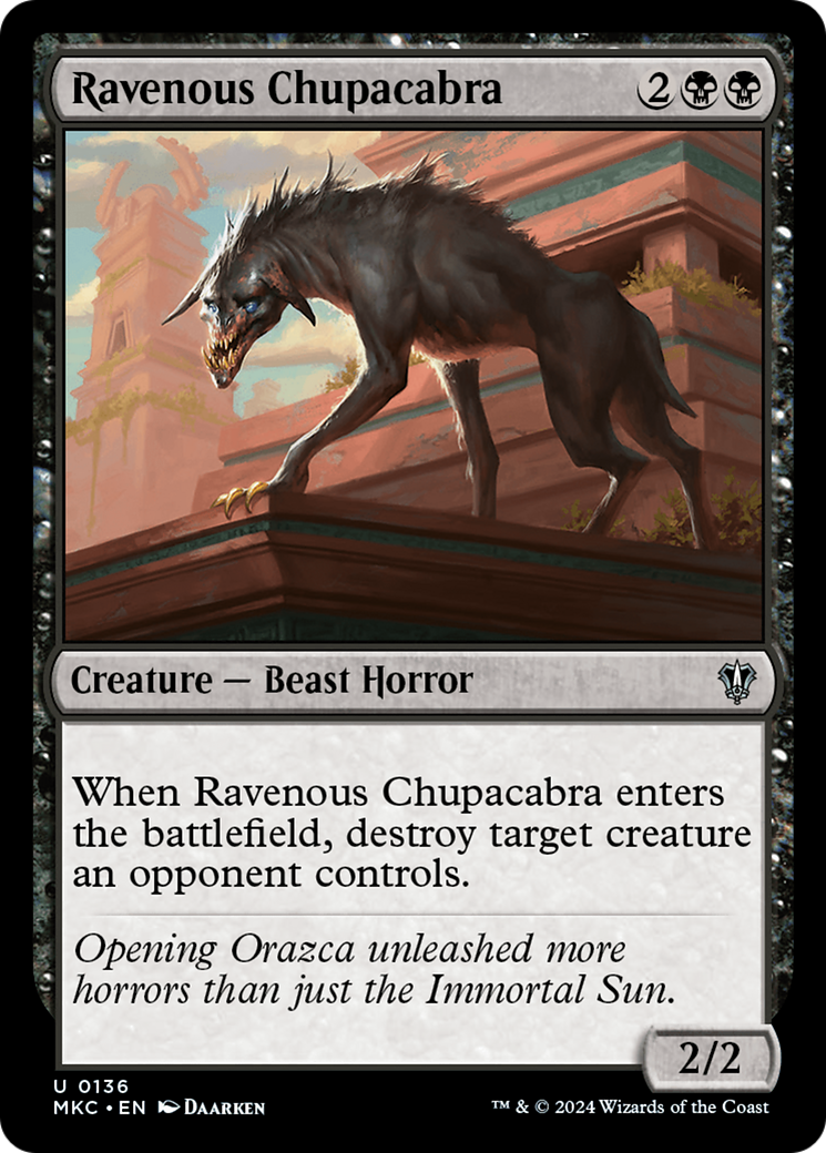Ravenous Chupacabra [MKC - 136]