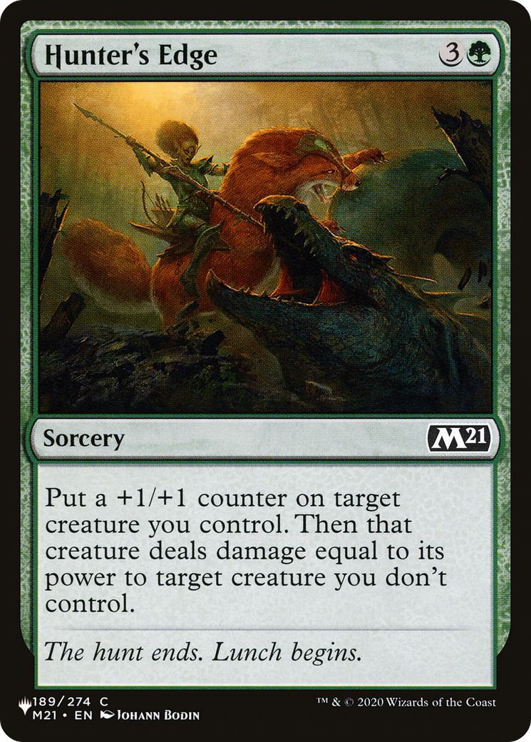 Hunter's Edge (LIST-M21-189) - The List