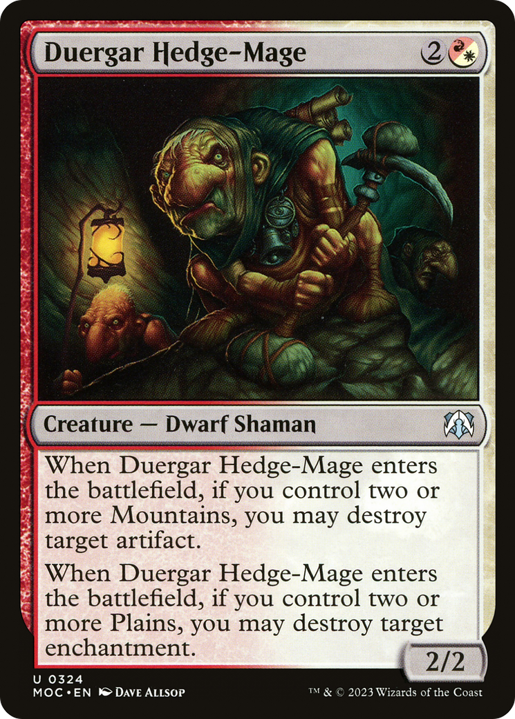 Duergar Hedge-Mage [MOC - 324]