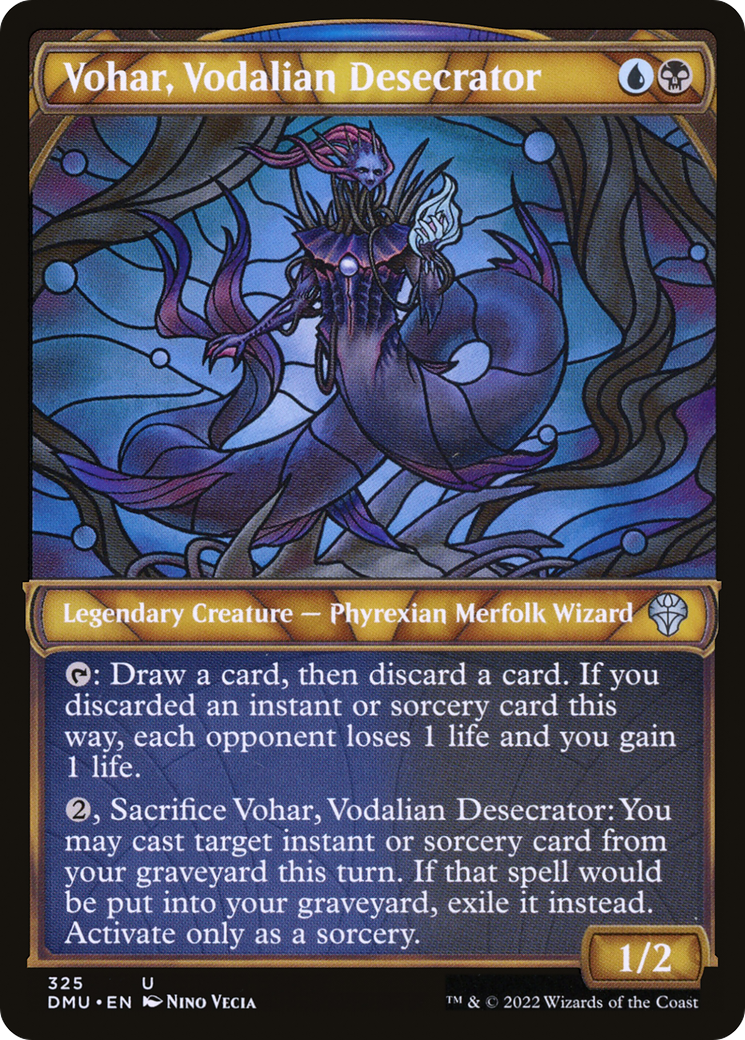 Vohar, Vodalian Desecrator (Showcase) (DMU-325) - Dominaria United: (Showcase) Foil
