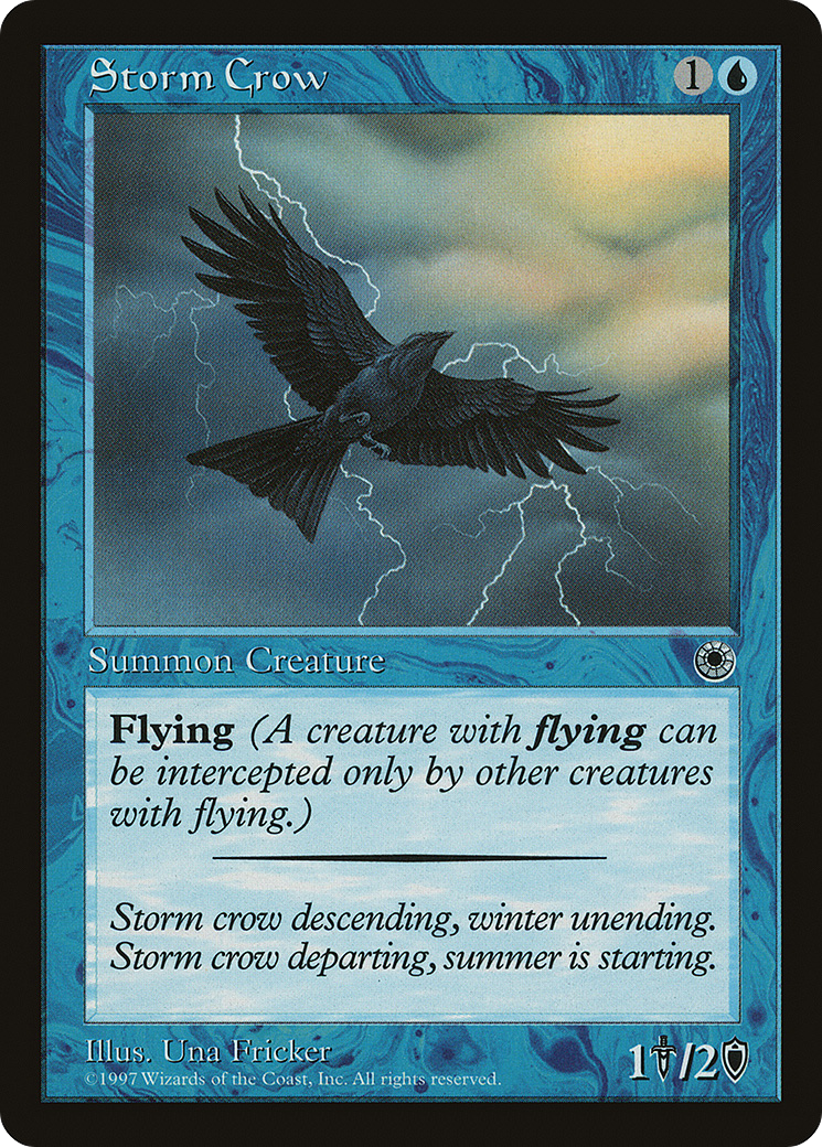 Storm Crow (Reminder Text) [POR - N/A]