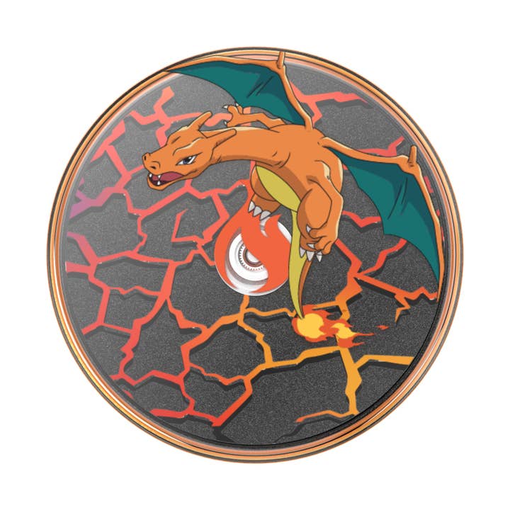 PopSockets Poptop & Chain Pokémon Spinner Charizard