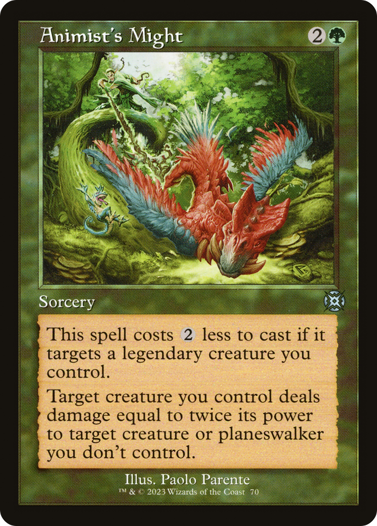 Animist's Might (Retro Frame) [MAT - 70]