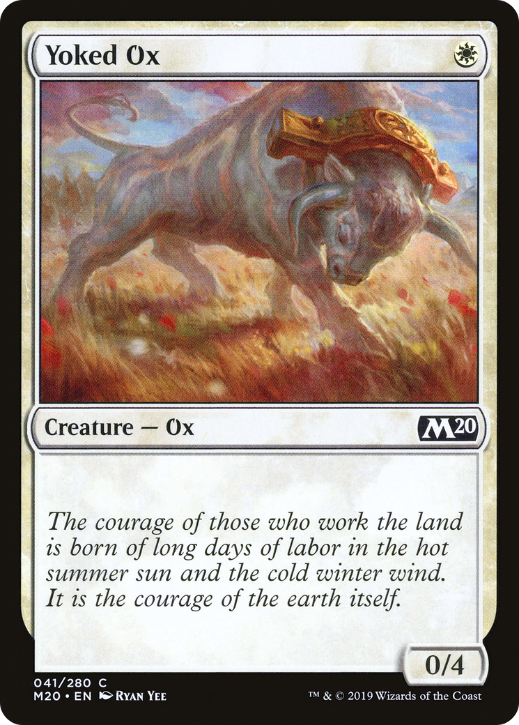 Yoked Ox [M20 - 41]