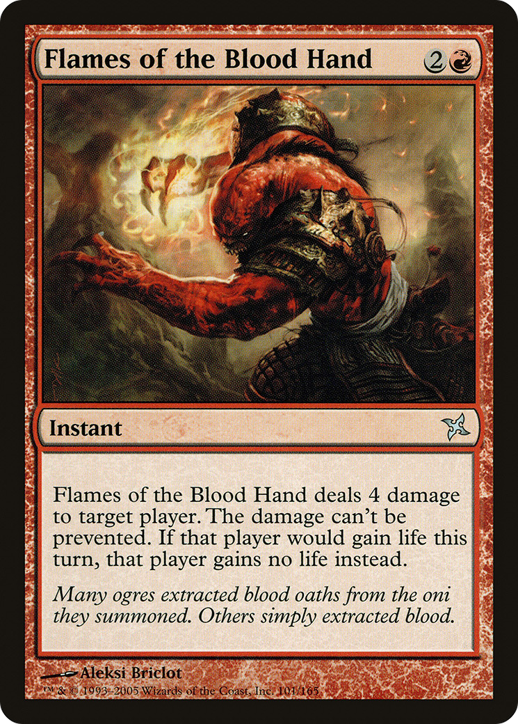 Flames of the Blood Hand [BOK - 101]