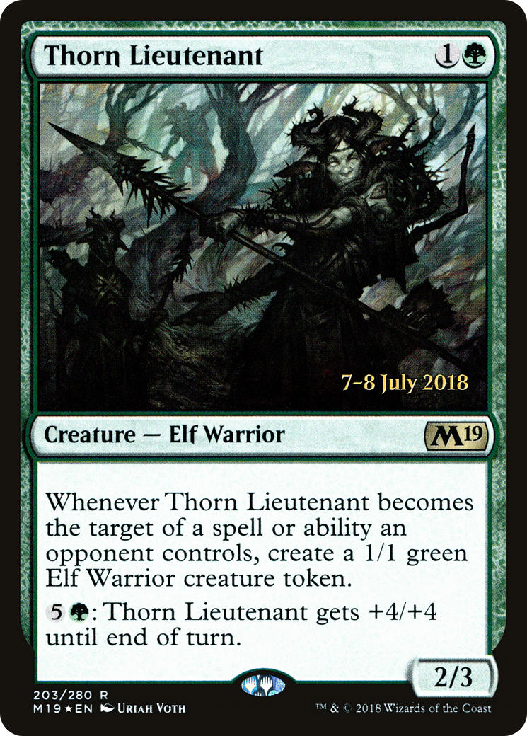 Thorn Lieutenant (PRE-203) - Core Set 2019 Promos Foil