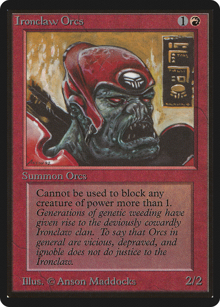 Ironclaw Orcs (LEB-160) - Limited Edition Beta