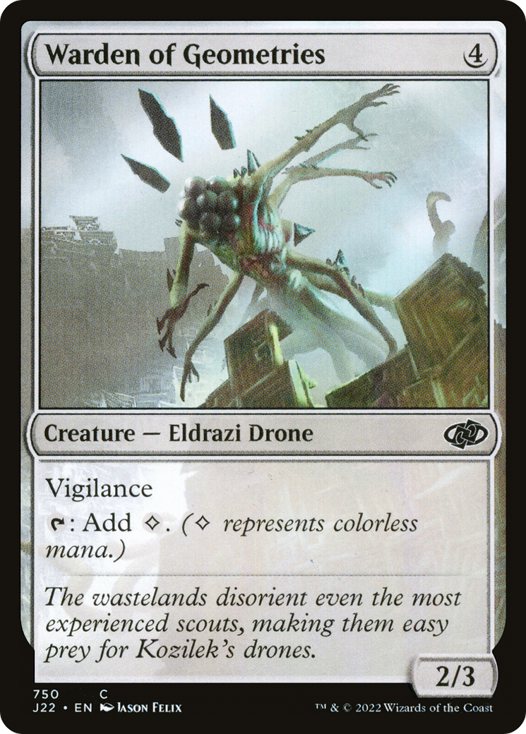 Warden of Geometries [J22 - 750]