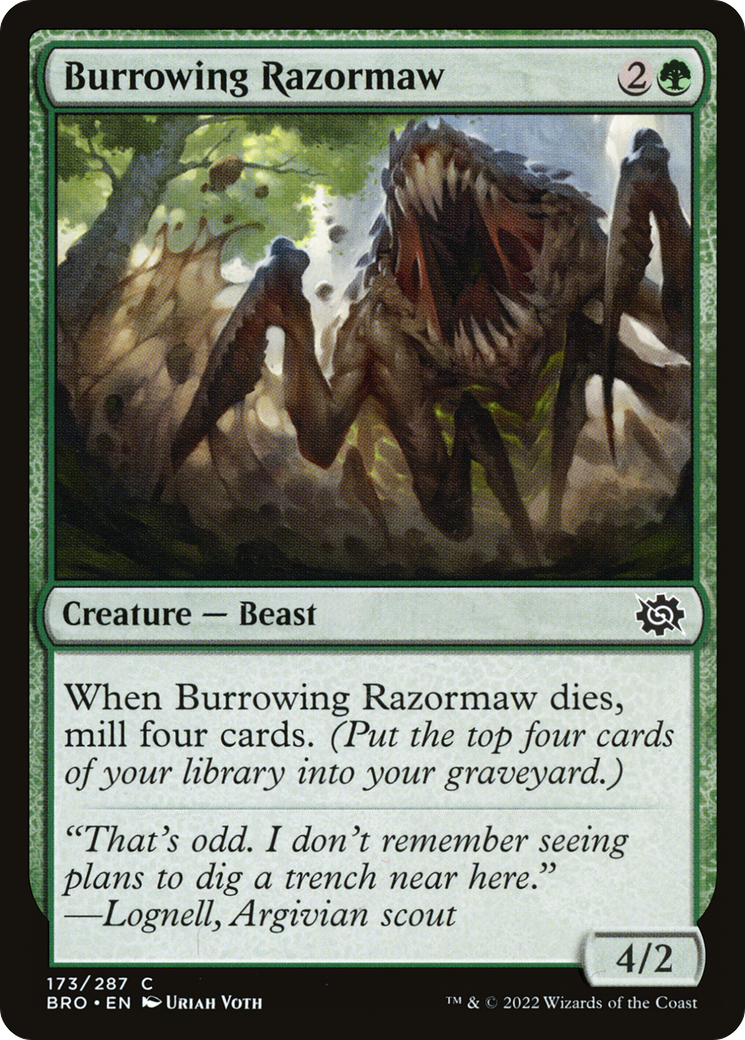 Burrowing Razormaw [BRO - 173]