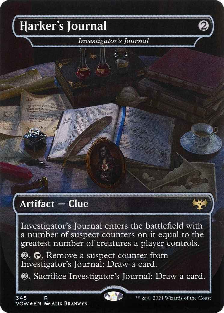 Harker's Journal - Investigator's Journal [VOW - 345]
